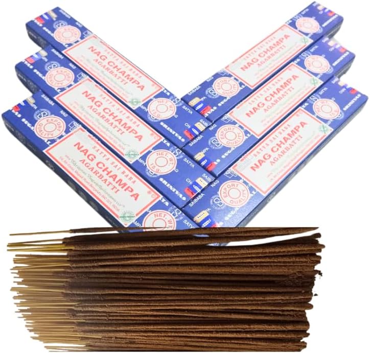 ANKCIENSE Incense Stick Holder with Satya Nag Champa Incense 15g