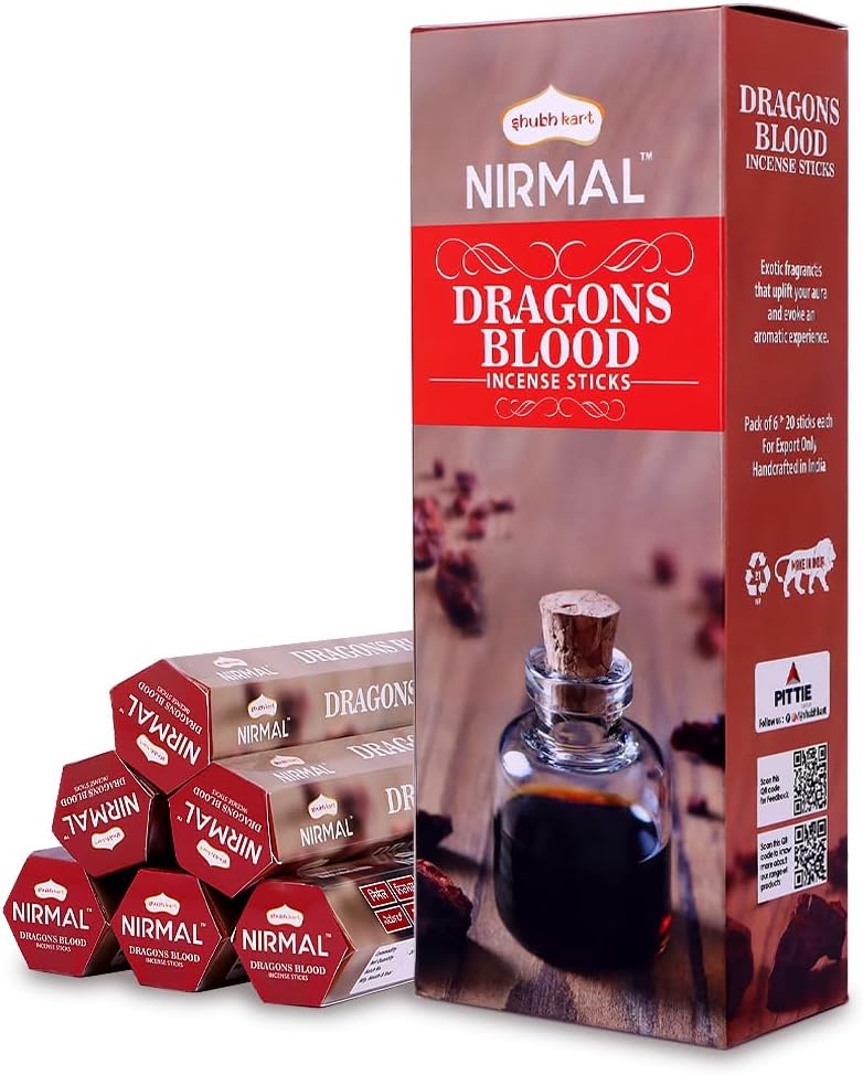 Shubhkart Hexa Dragon Blood Incense Sticks Pack of 6