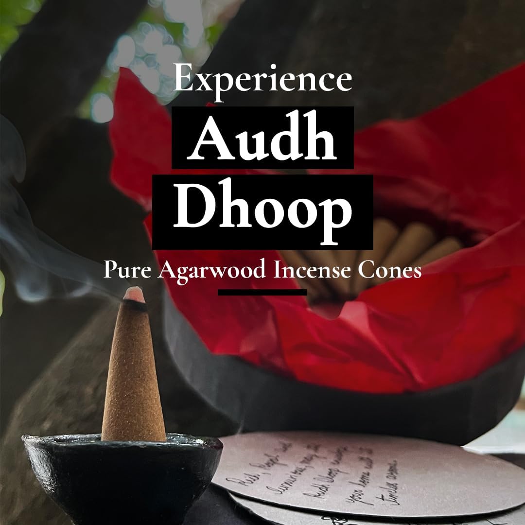 Boond Fragrances Audh Dhoop - Pure Agarwood Incense Cones 1