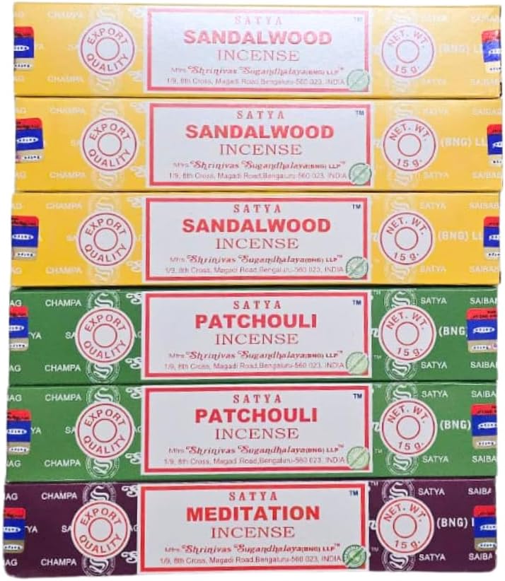 ANKCIENSE Incense Holder with 3 Fragrances 90 Sticks Pack