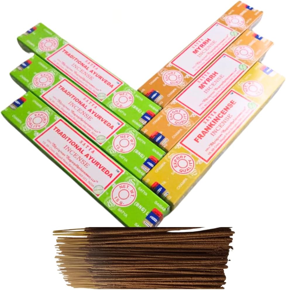 ANKCIENSE Incense Holder Pack of 3 with 90 Sticks