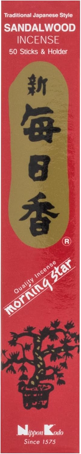 Nippon Kodo Morning Star Sandalwood Incense 50 Sticks