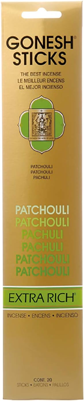 Patchouli Incense Sticks - 20 Pack by GONESH