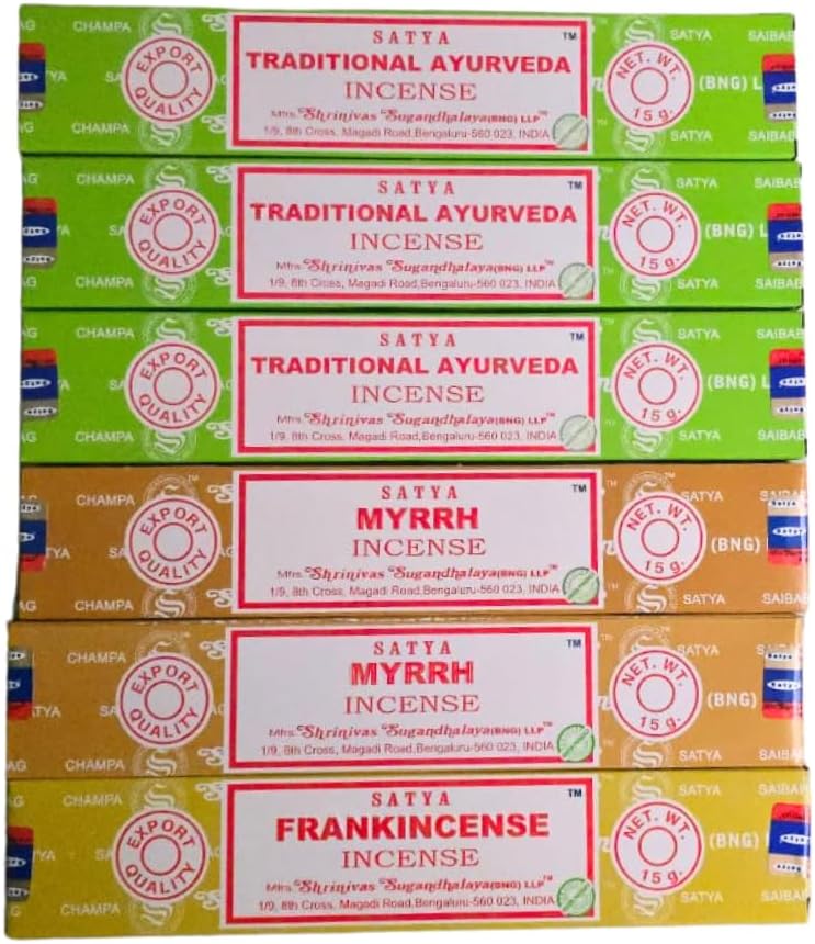 ANKCIENSE Incense Holder Pack of 3 with 90 Sticks