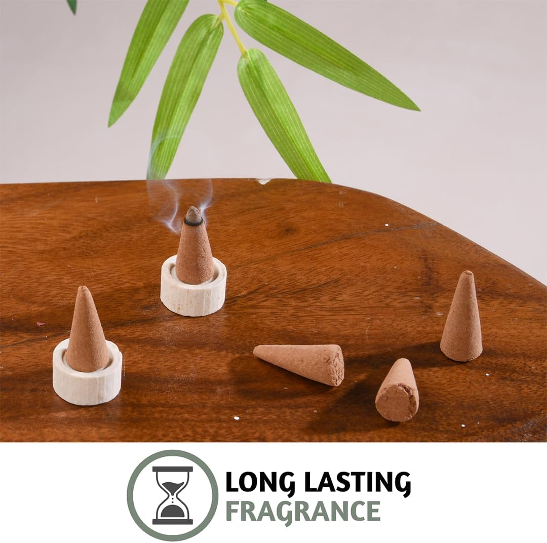 Folkulture Incense Cones Set of 60 6 Different Scents Relaxation Meditation