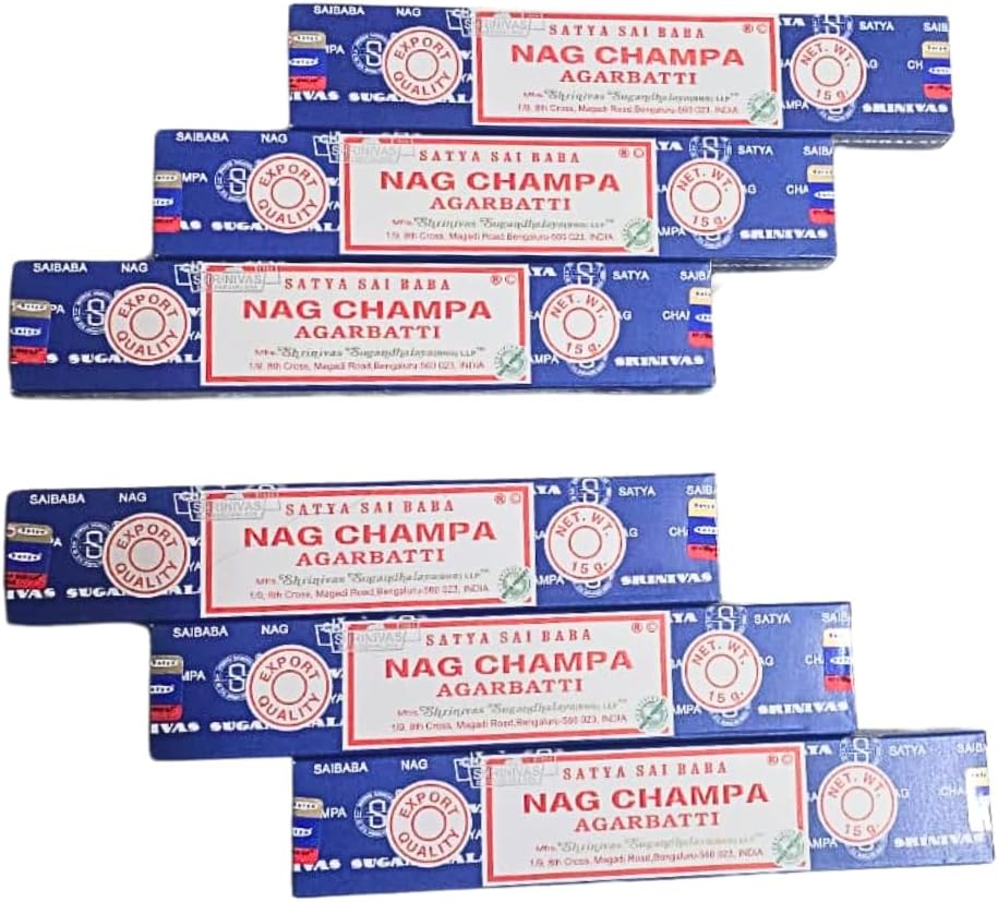 ANKCIENSE Incense Stick Holder with Satya Nag Champa Incense 15g