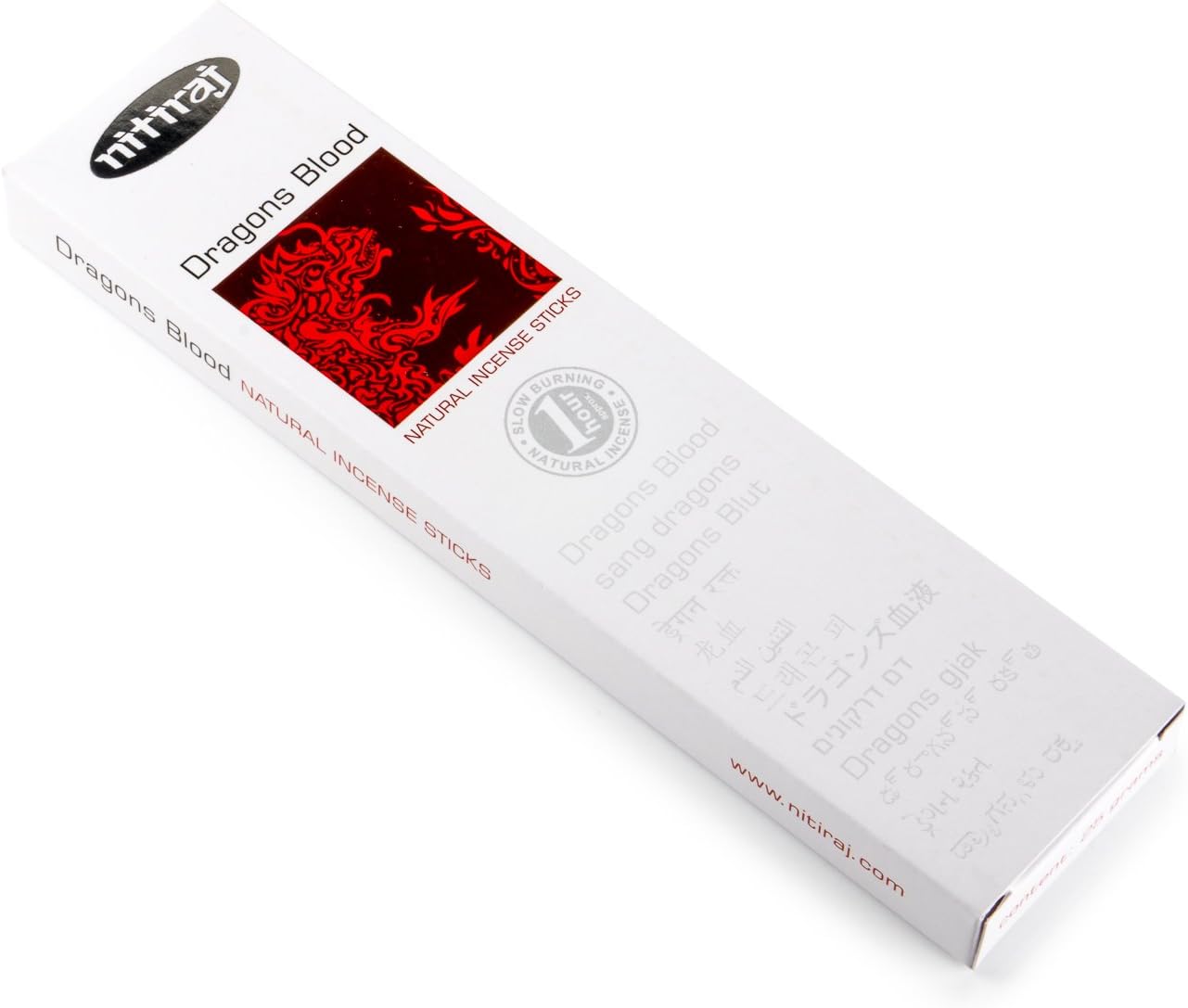 Nitiraj Premium Dragons Blood Natural Incense Sticks 25 Grams