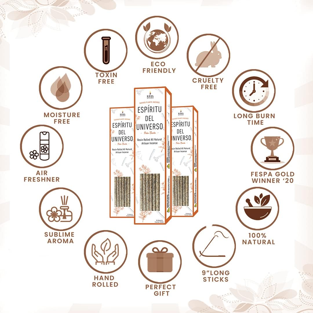 Soul Sticks Dragons Blood Incense Sticks 10pcs Non-Toxic