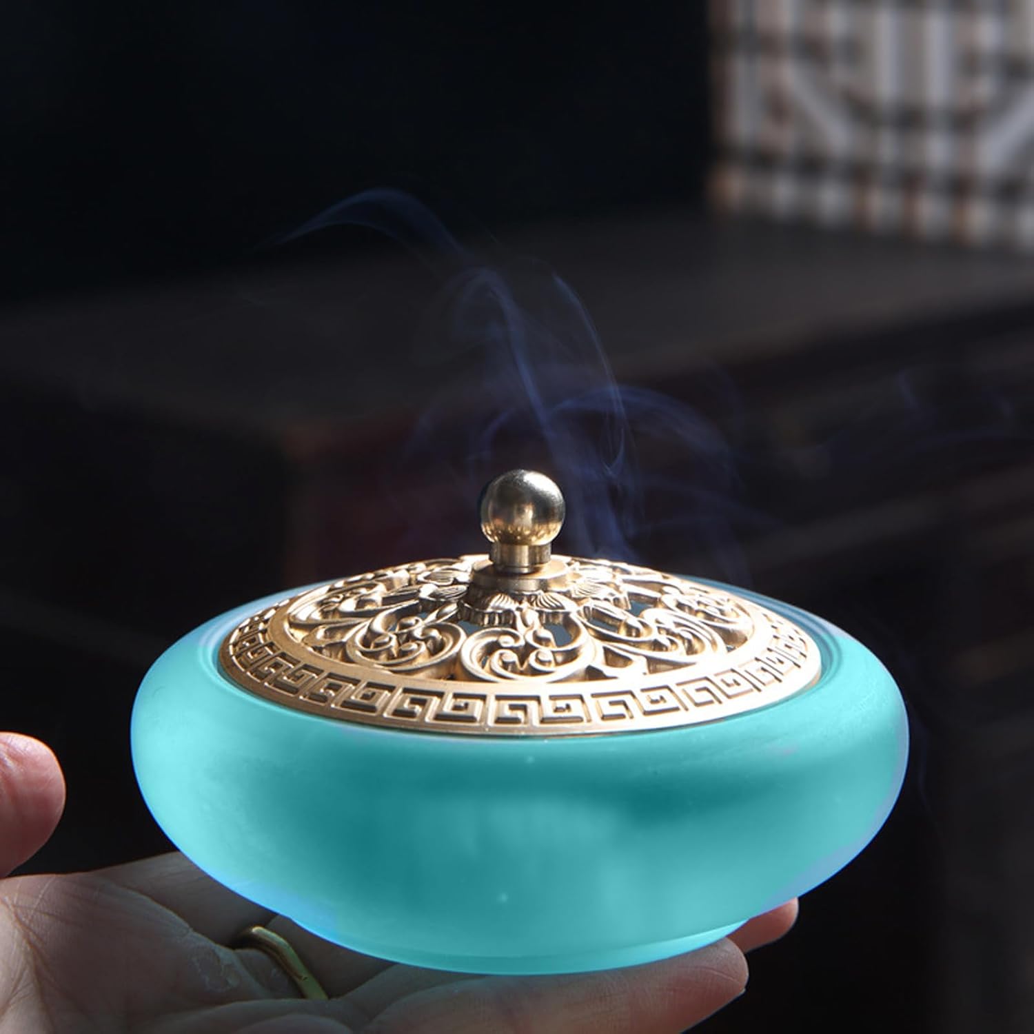 Powder Incense Burner Kit with Gift Box - Blue