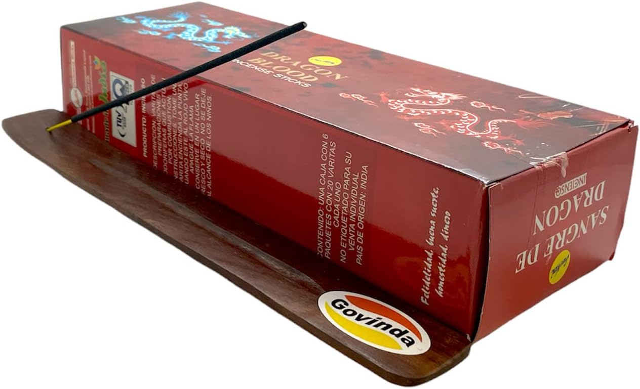 Dragon Blood Incense Sticks and Holder Bundle