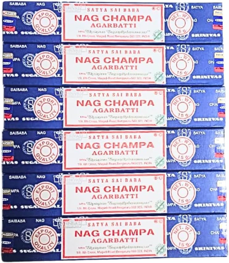 ANKCIENSE Incense Stick Holder with Satya Nag Champa Incense 15g