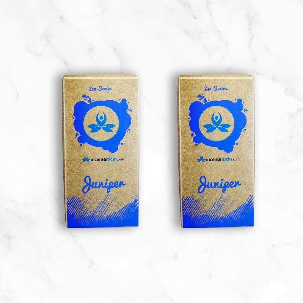 Zen Cones Juniper Incense Cones 2 Pack Pure Woody Fragrance