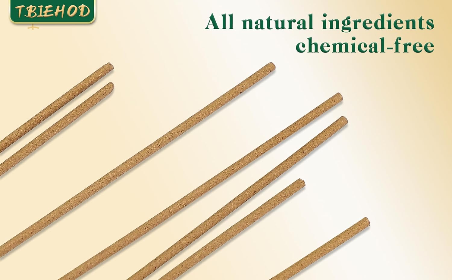 Agarwood Incense Sticks 120 Count Natural Low Smoke Organic
