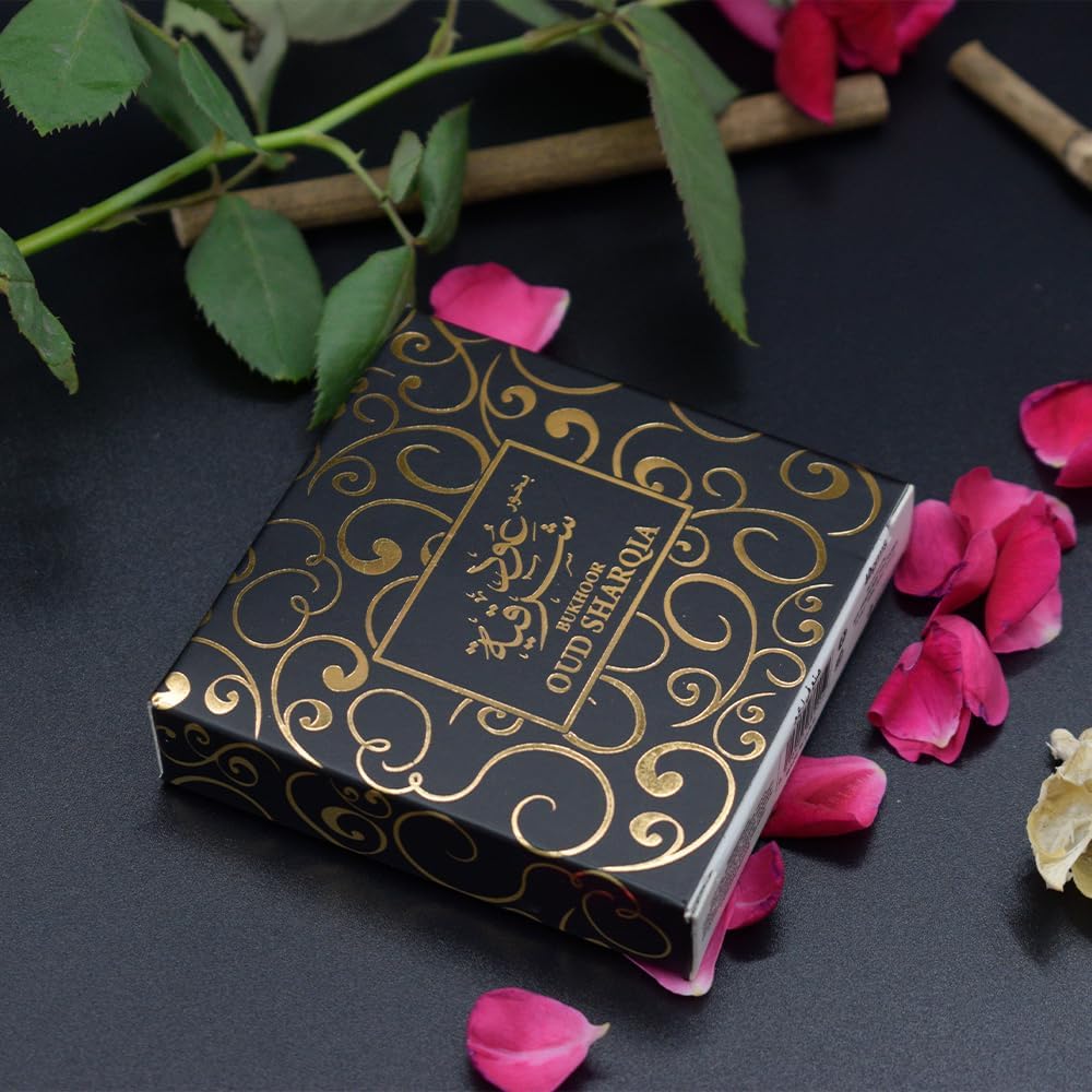 Bakhoor Oud Sharqia Incense Bricks - 40g Pack of 03