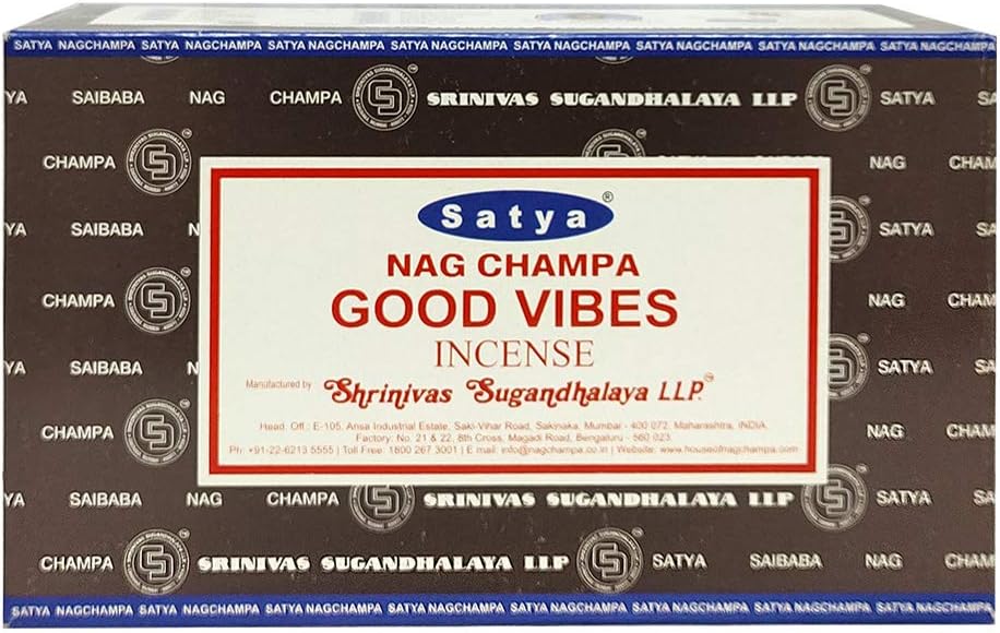 Good Vibes Incense Sticks and Holder Bundle