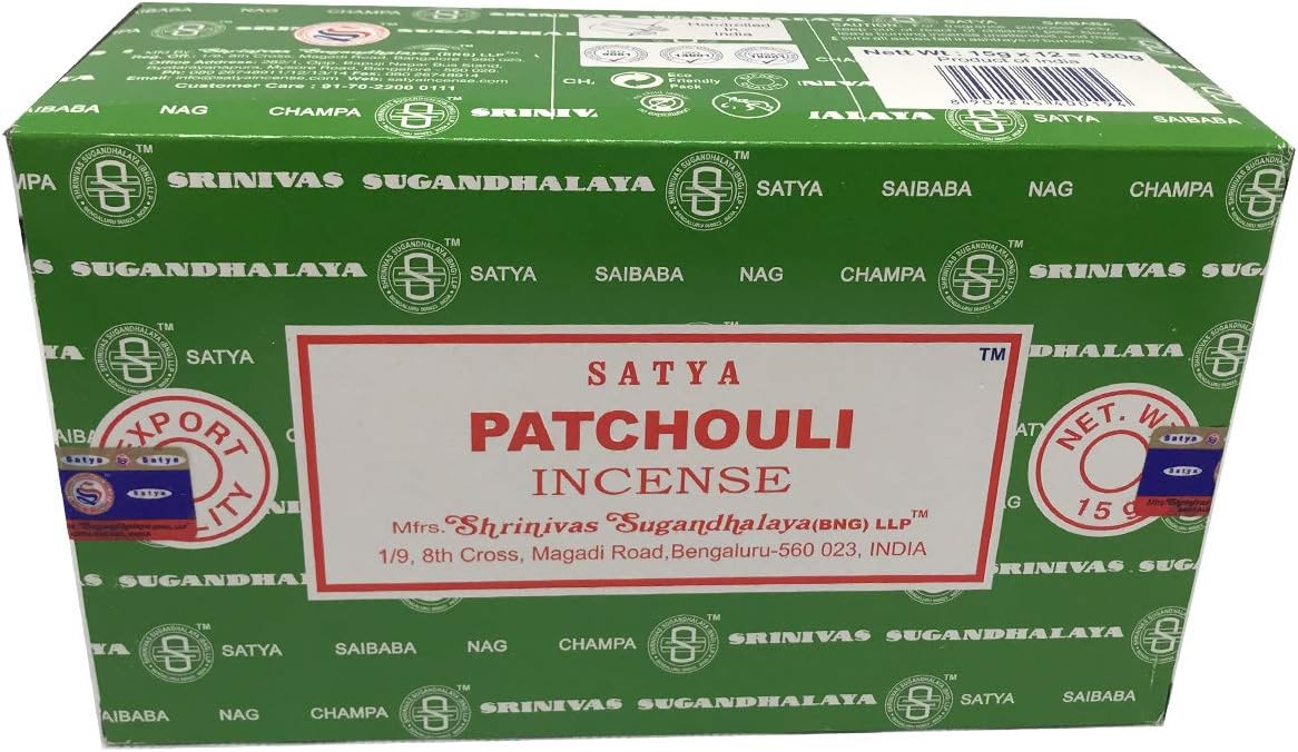 Satya Nag Champa Incense Sticks Patchouli Pack of 2