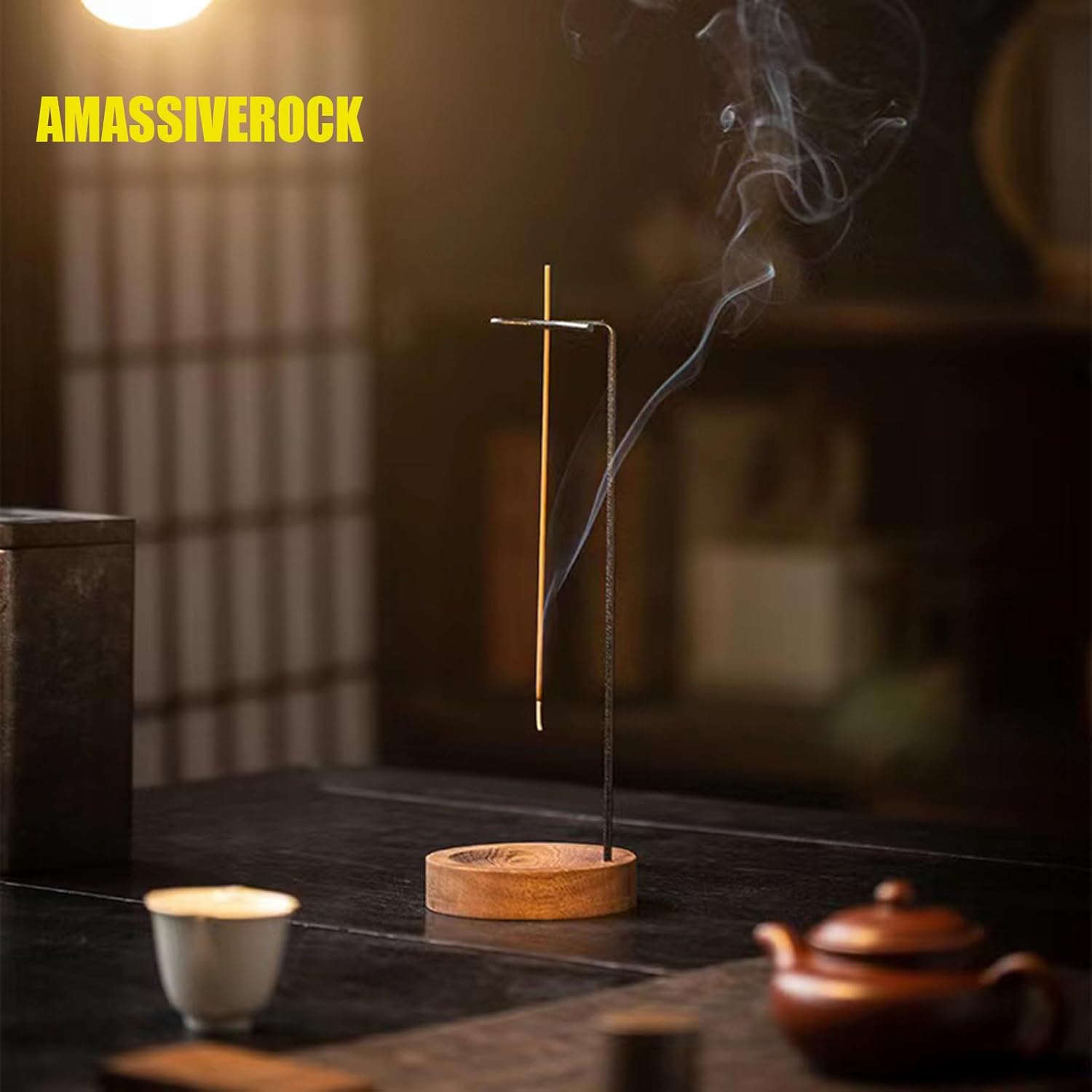 Natural Osmanthus Incense Sticks with Holder Burner