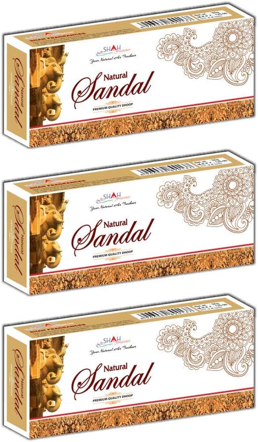 Natural Sandalwood Premium Dhoop Sticks Pack of 3