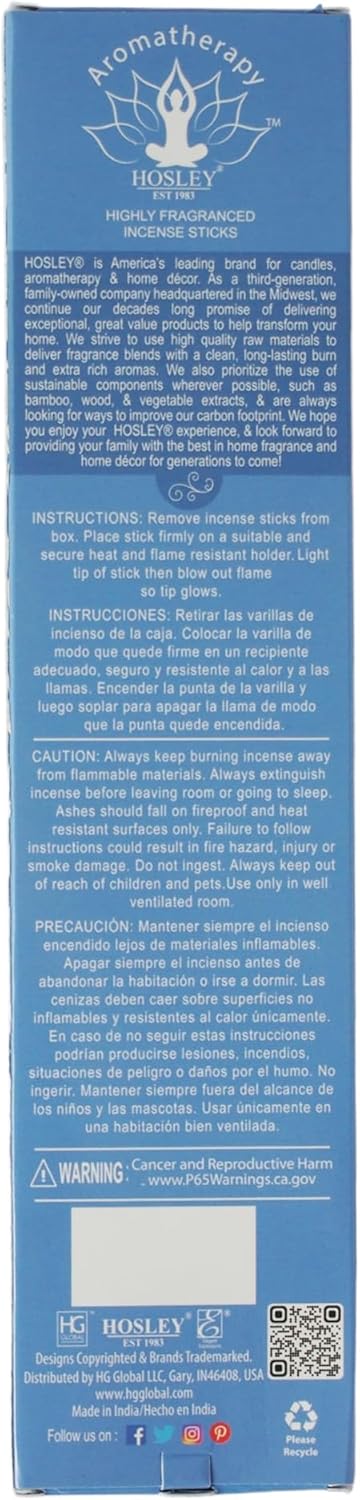 Hosley 120 Pack Nag Champa Incense Sticks
