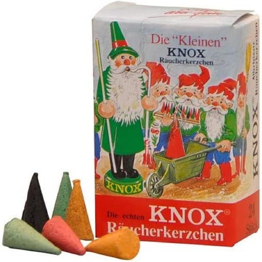 Knox Mini German Incense Cones Variety Pack for Christmas Smokers