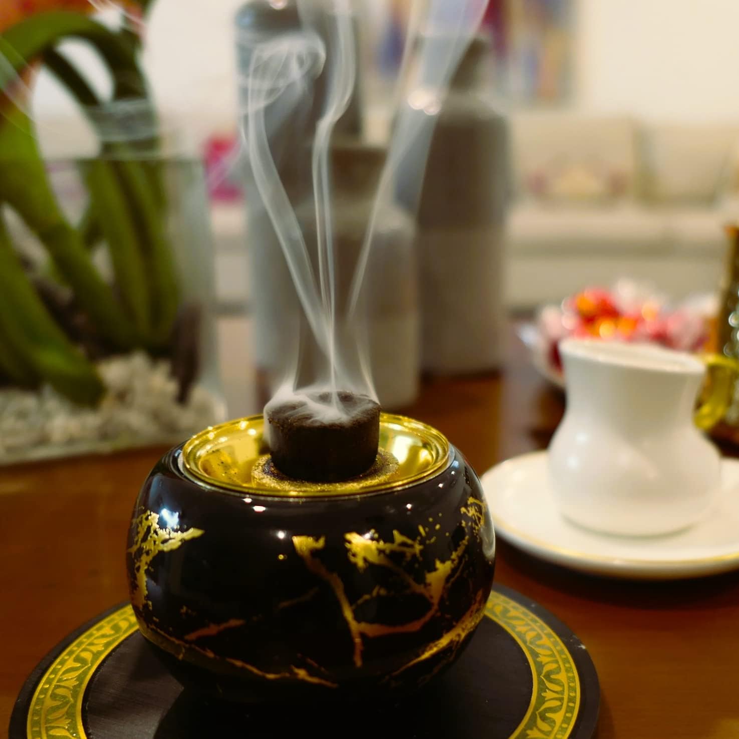 Mamoul Rose Oud Incense 80g Pressed Disks