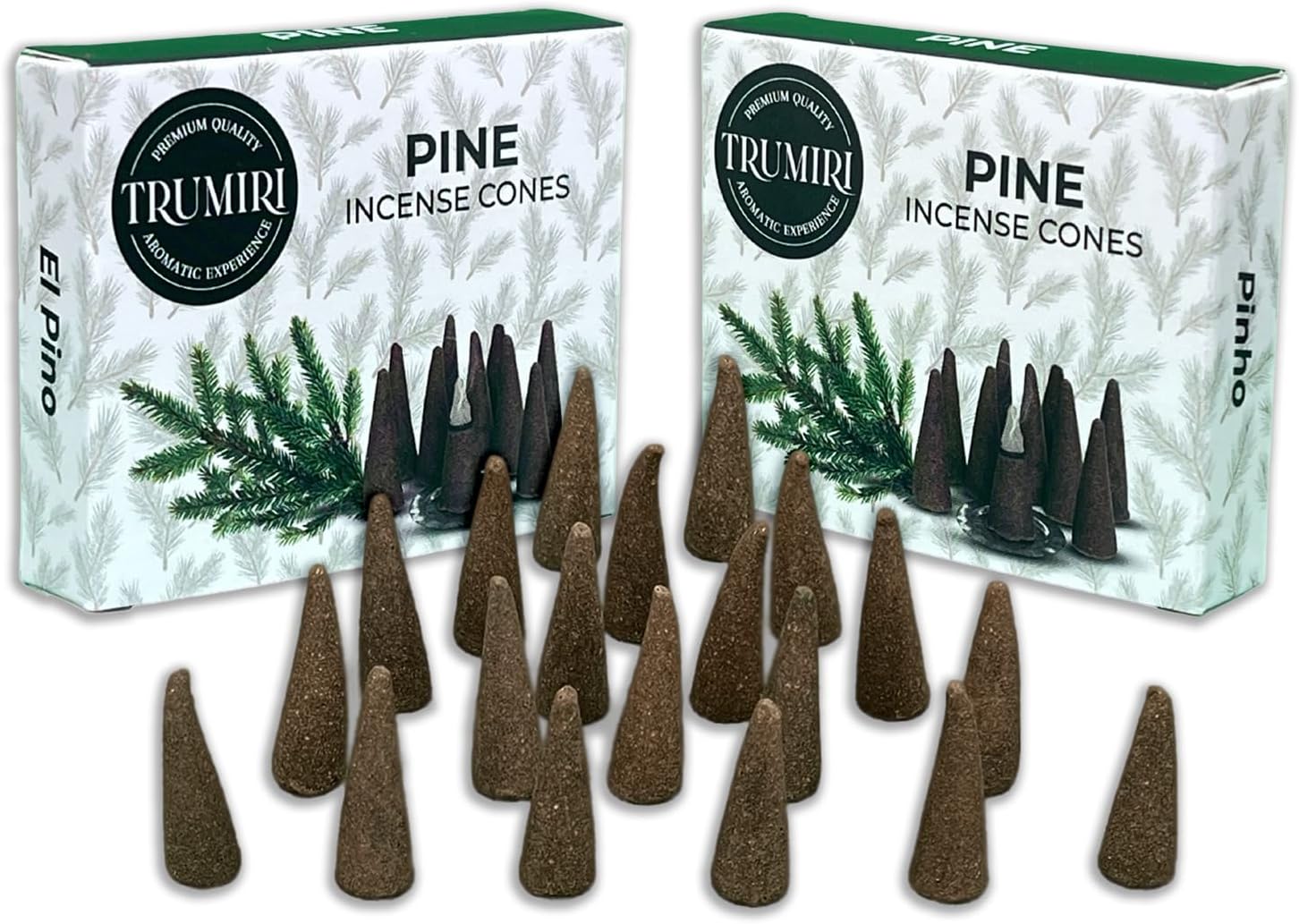 Pine Incense Cones - Dual Pack of 10