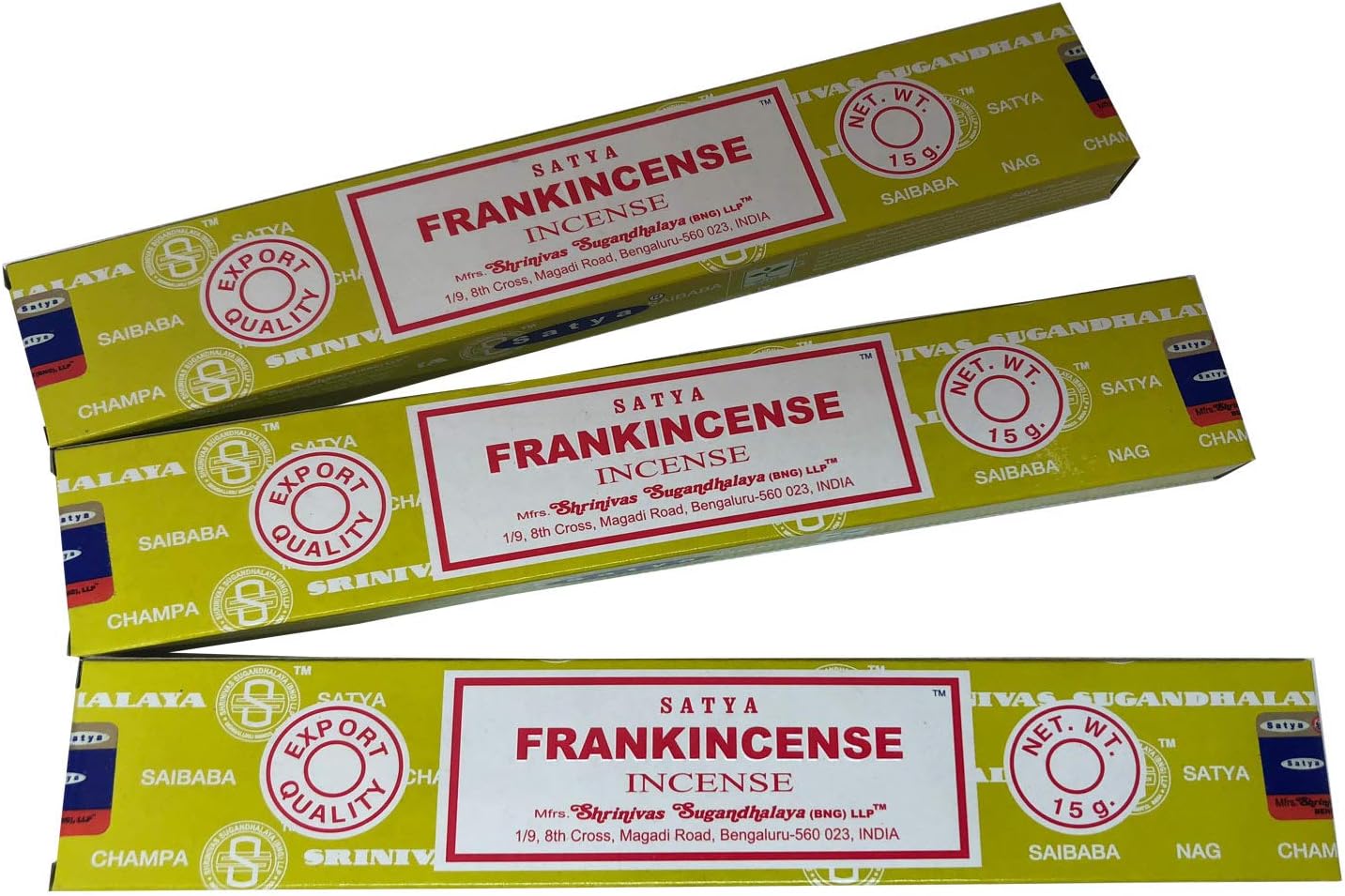 PLESIU Satya Frankincense Incense Sticks Pack of 3