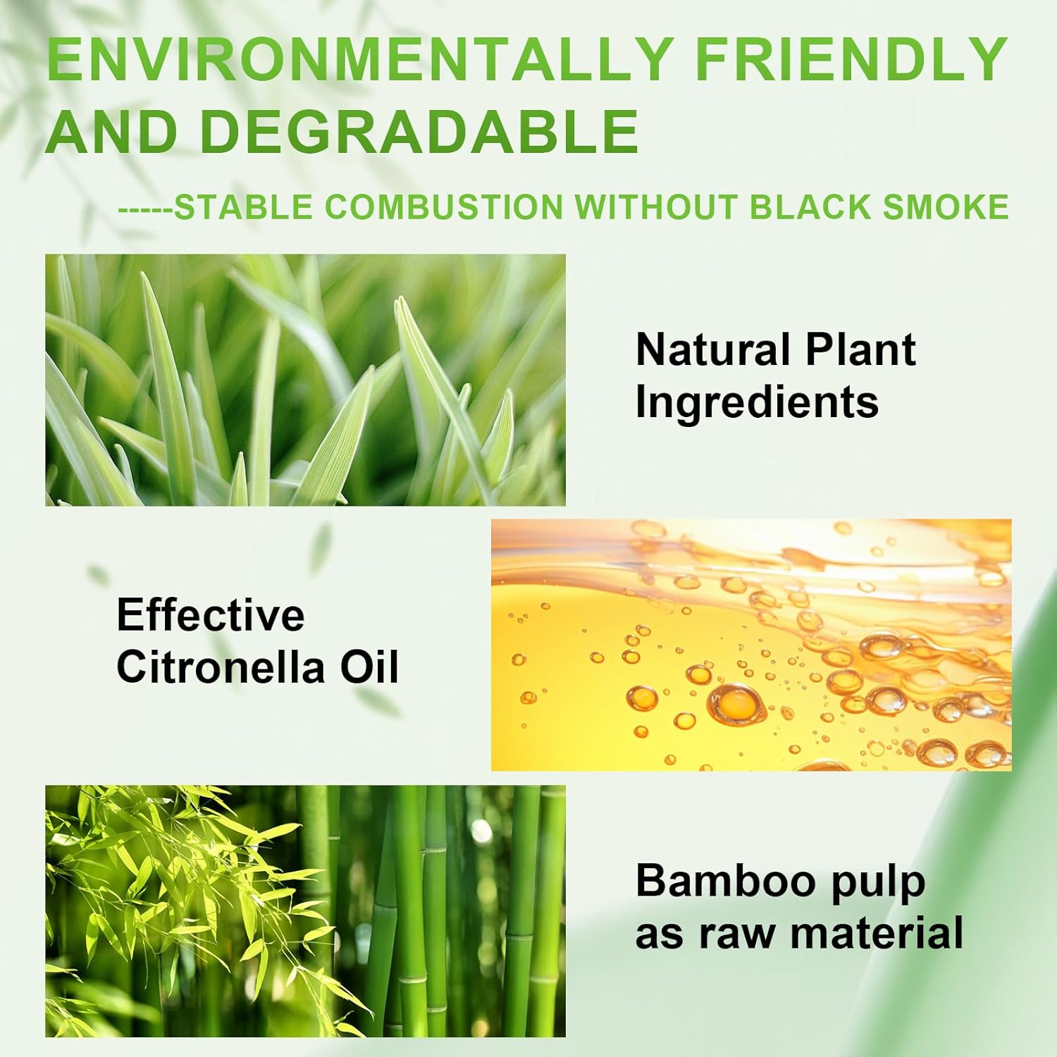 240 Pcs Citronella Incense Sticks Outdoor Protection