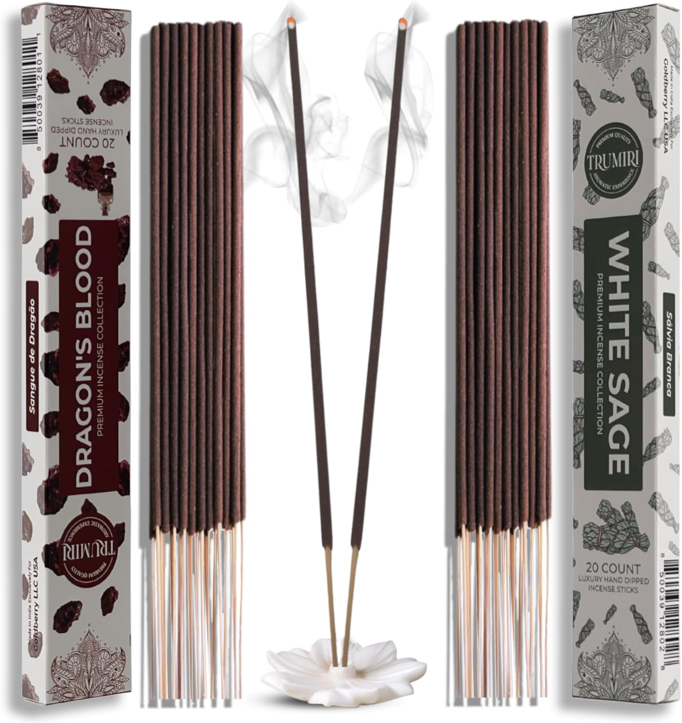 Trumiri Organic Incense Sticks - 40 Pack