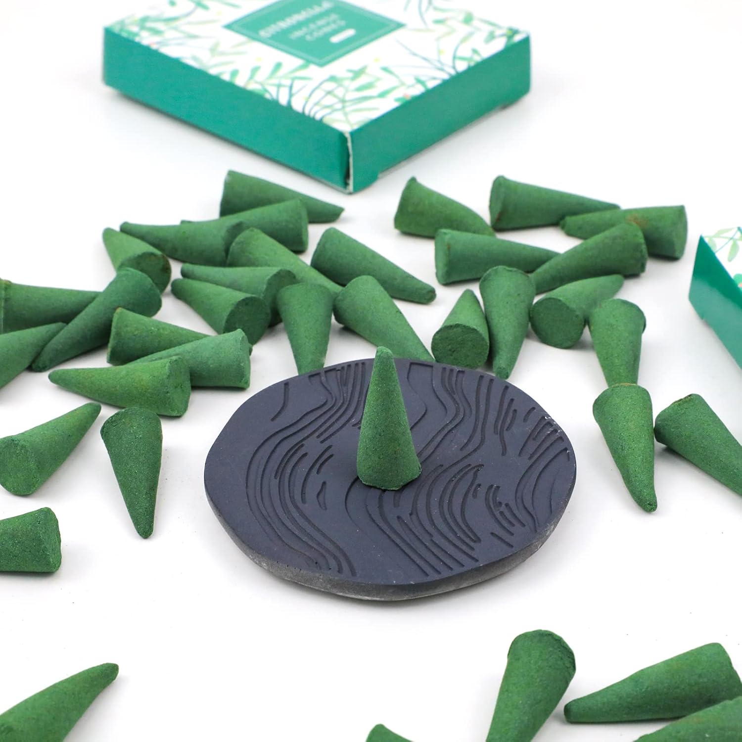 Citronella Incense Cones 120 Pack with Holder
