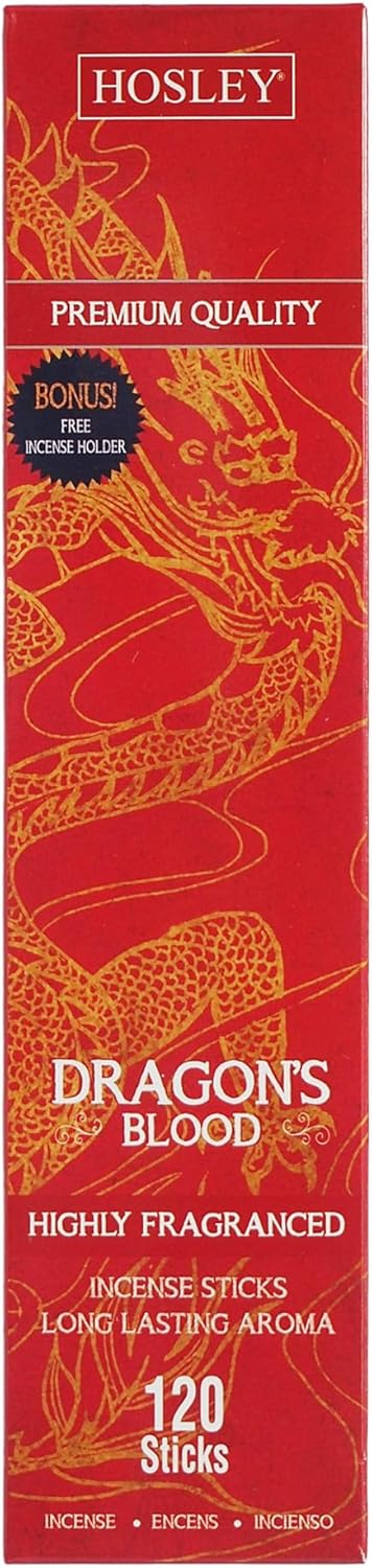 Hosley 120 Pack Dragons Blood Incense Sticks