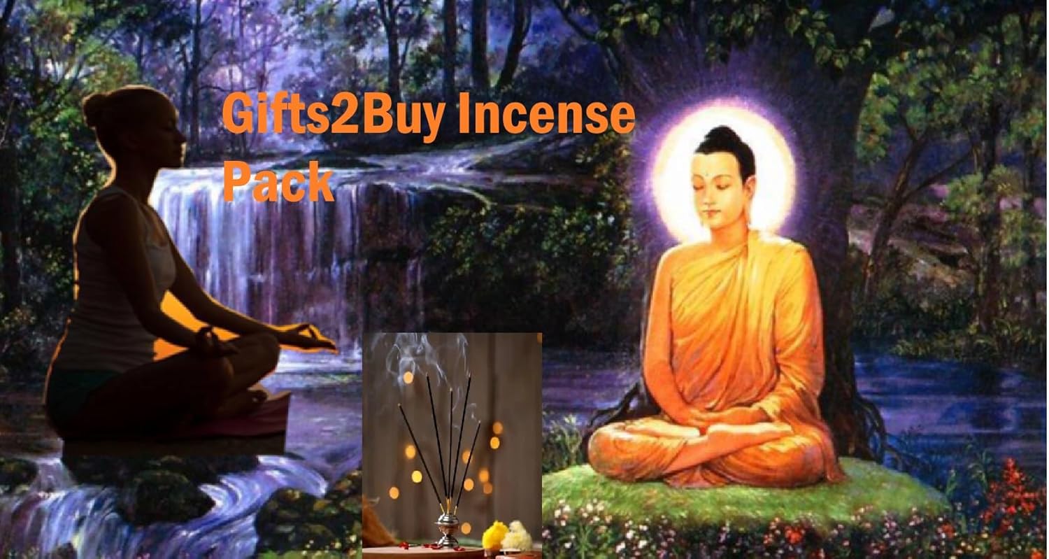 Gifts2buy Premium Incense Sticks Pack 4 Fragrances