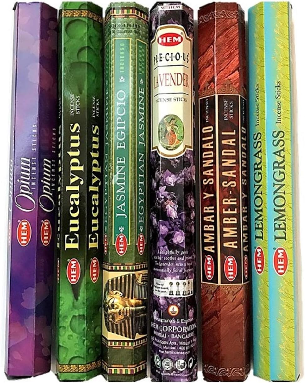 Vineen HEM Collection Incense Sticks Pack of 6 - 120 Sticks