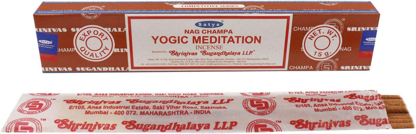 SATYA Nag Champa Incense Sticks 12 Packs