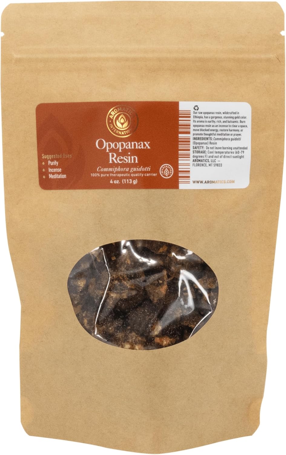 Aromatics International Opopanax Resin 4oz Natural