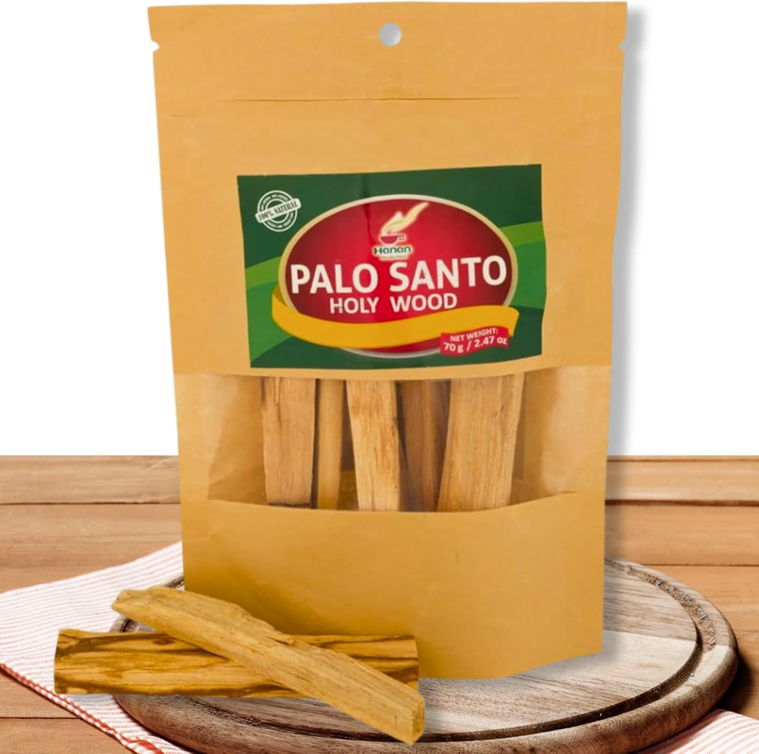 Hanan Palo Santo Sticks 25oz Natural Incense