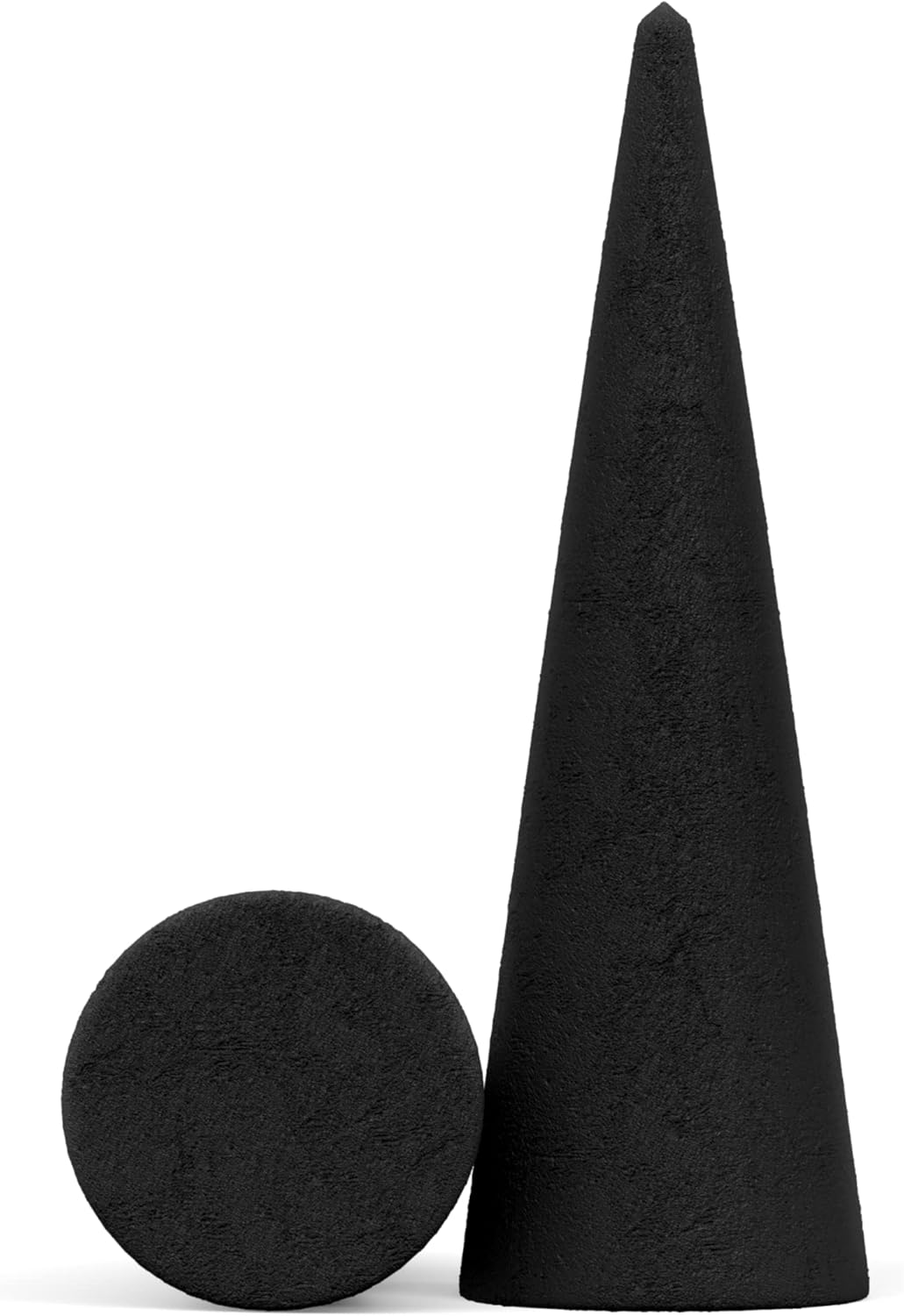 100 Unscented Charcoal Incense Cones for DIY Aromatherapy