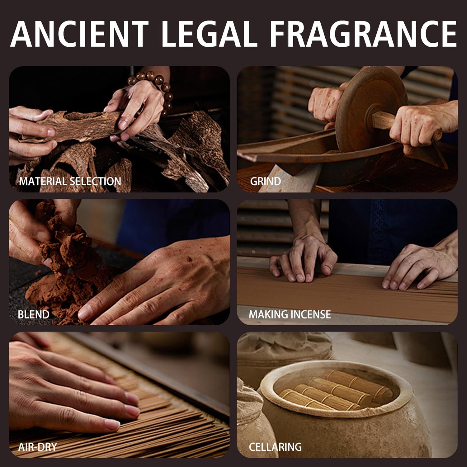 500pcs Incense Sticks with 2 Holders for Meditation and Relaxation