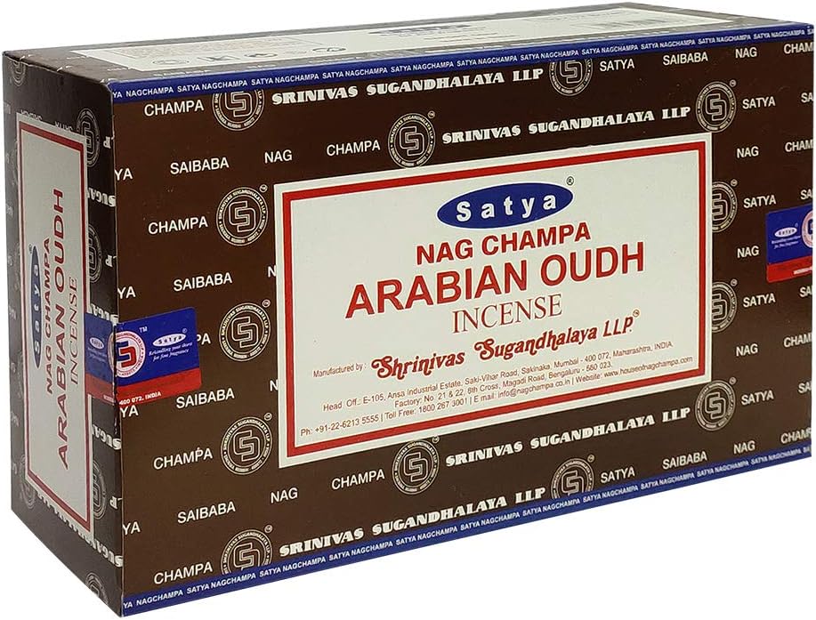 Satya Nag Champa Oudh Incense Sticks Pack of 12