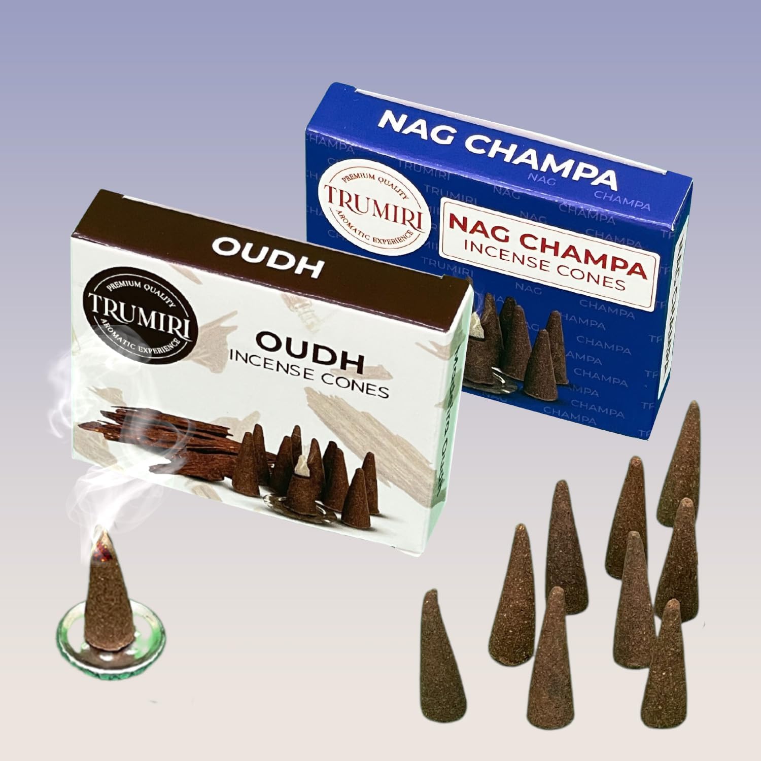 TRUMIRI Incense Cones - 20 Piece Combo Pack