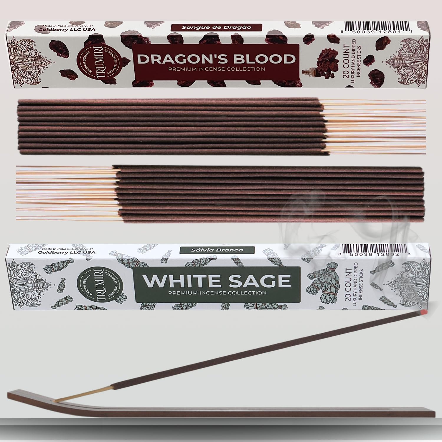 Trumiri Organic Incense Sticks - 40 Pack