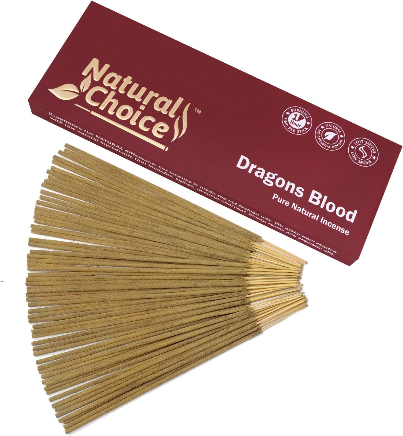 Natural Choice Incense Sticks 100 Grams Low Smoke Traditional