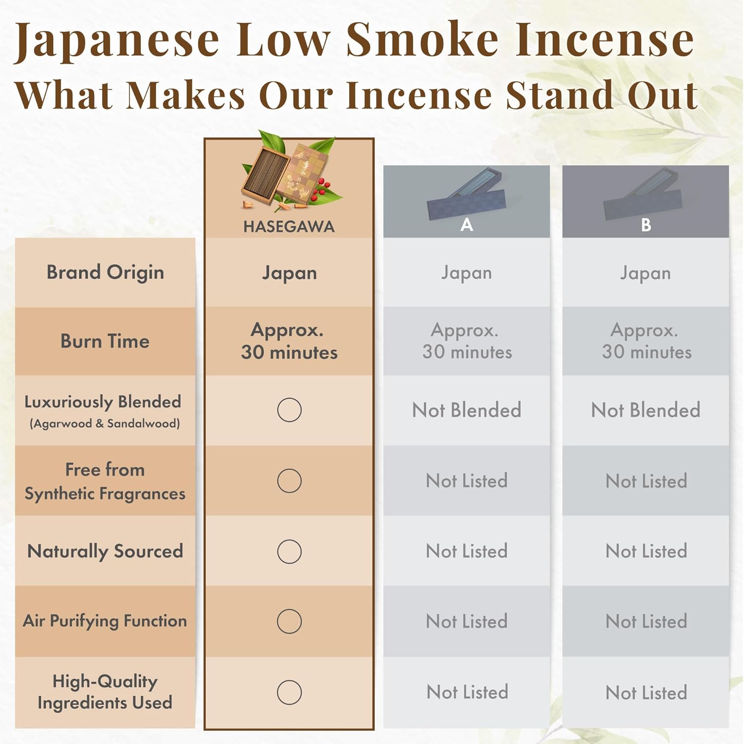 Hasegawa Eternal Now Incense Sticks - 100g Pack