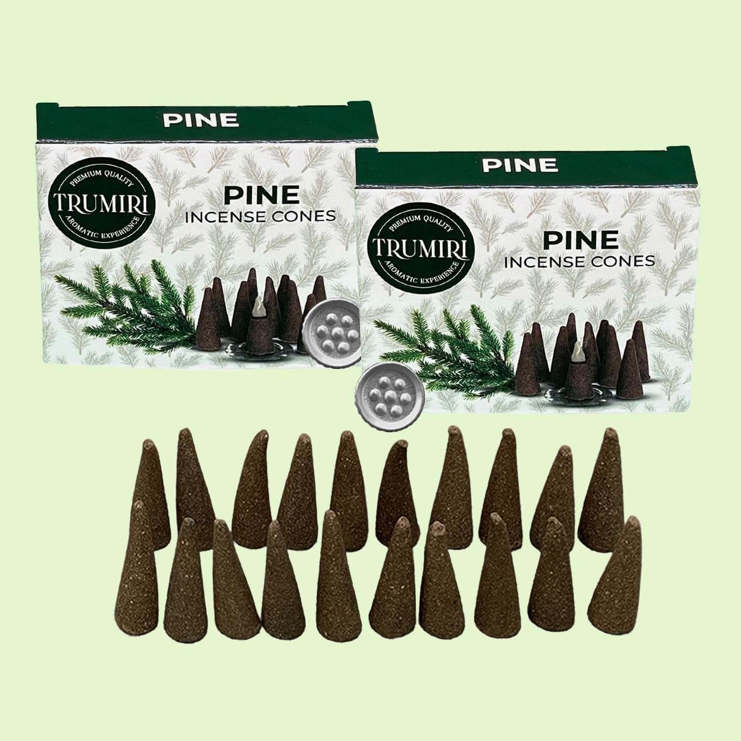 Pine Incense Cones - Dual Pack of 10