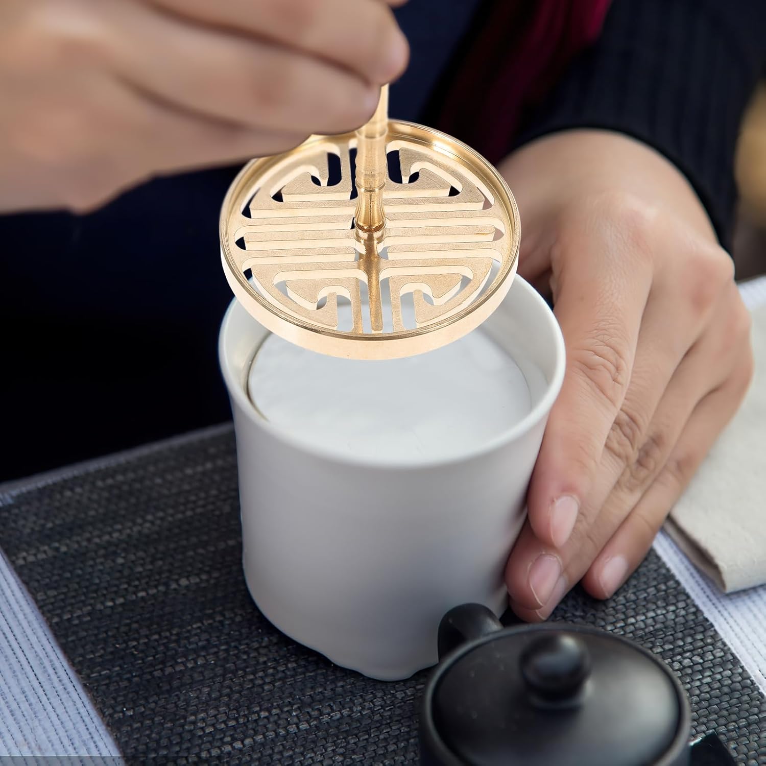 DOITOOL Brass Incense Press Mold for DIY Fragrance