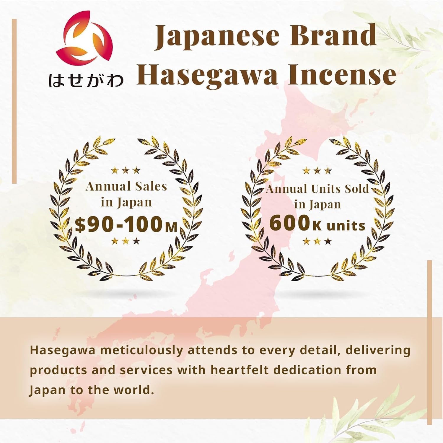Hasegawa Original Low Smoke Japanese Incense Sticks