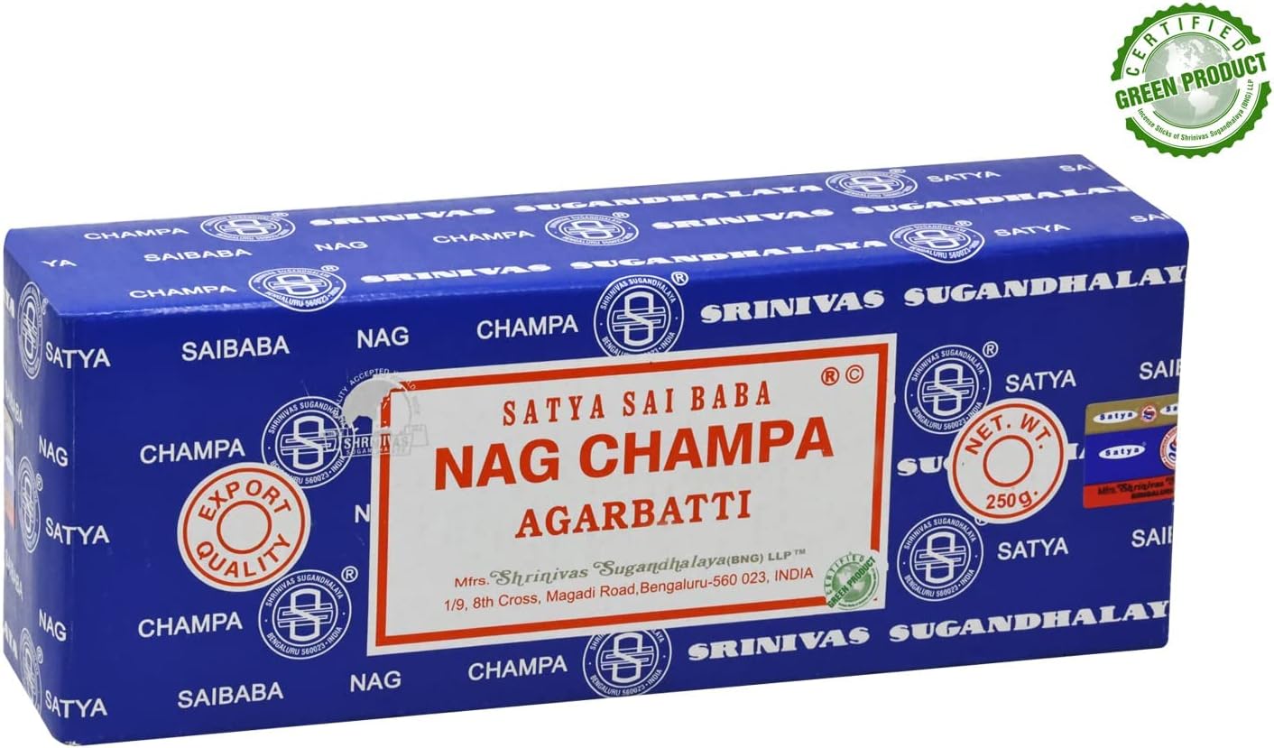 EARTH Satya Nag Champa Premium Incense Sticks 250 GMS
