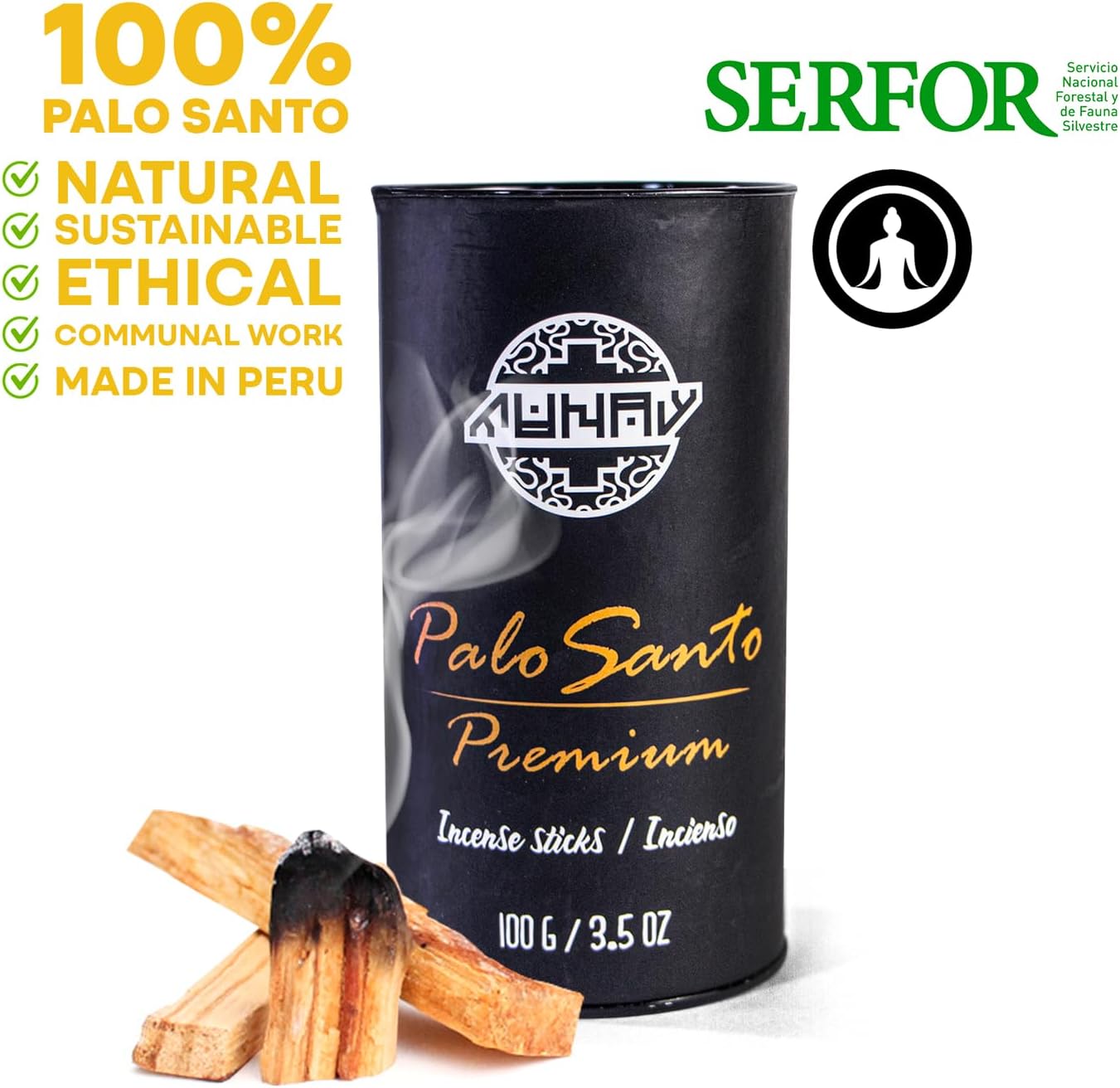 MUNAY Extra Premium Palo Santo Sticks 100gr