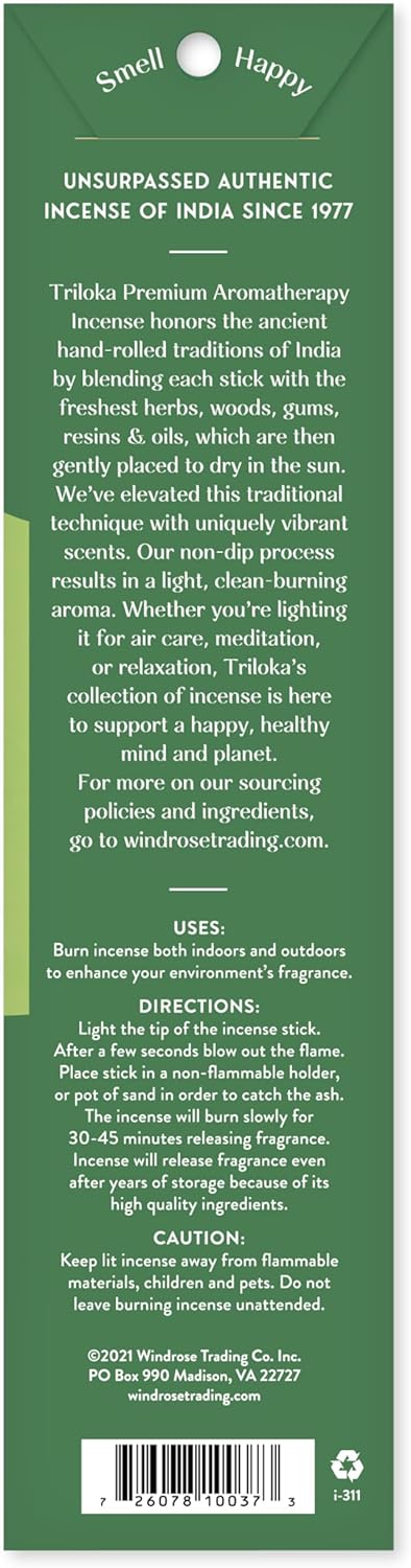 Triloka Premium Patchouli Incense 10 Sticks
