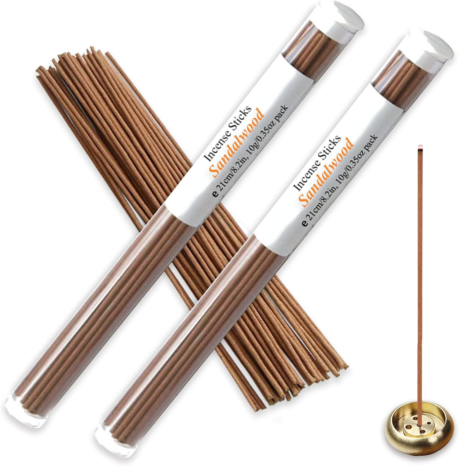 U-MATE Sandalwood Incense Sticks Natural 2 Tubes Pack